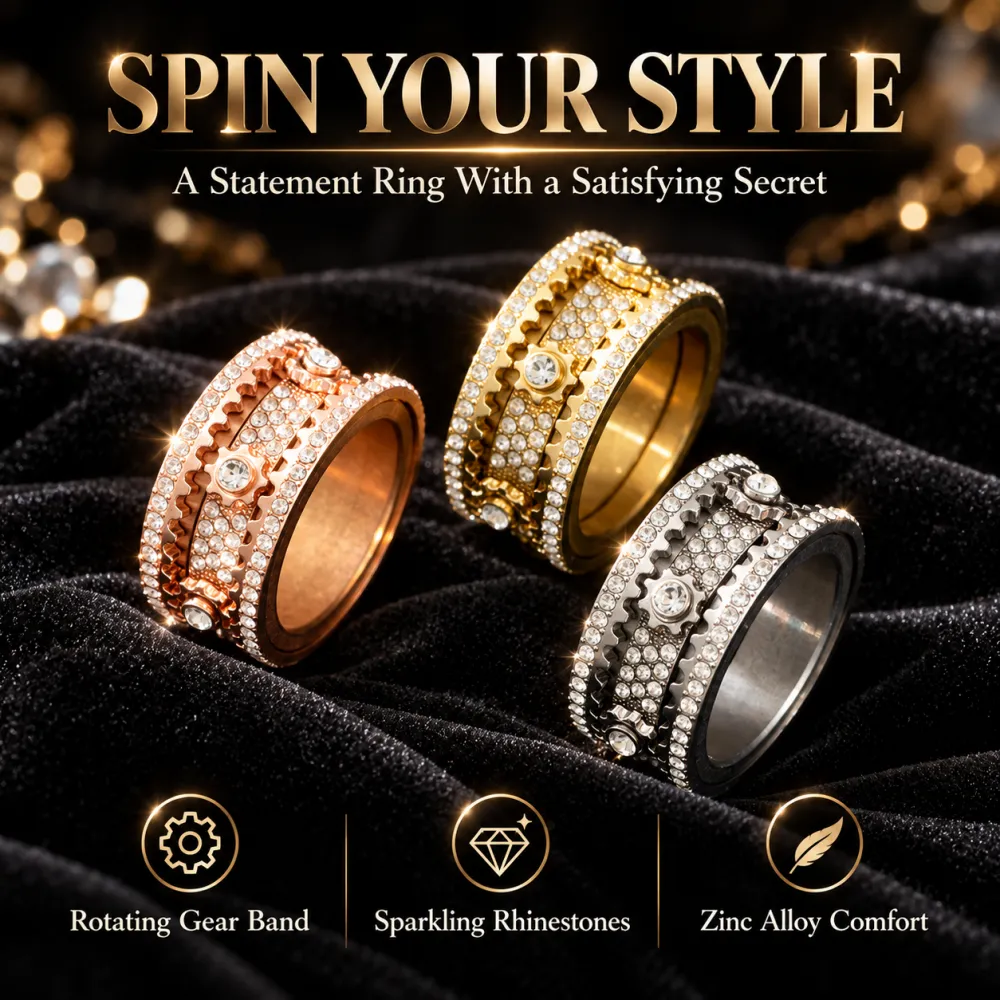 Rotating unisex ring