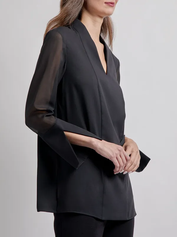 Solid Color Loose Fitting Shirt