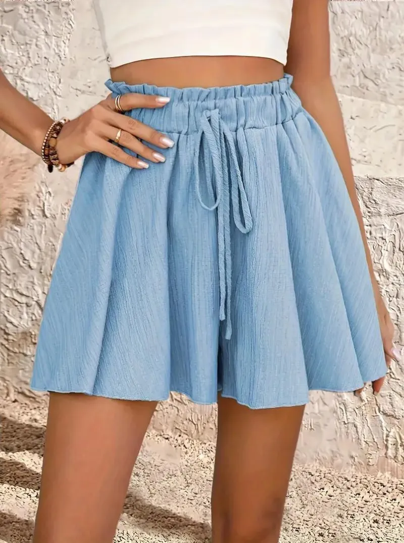 High Waisted Flowy Shorts