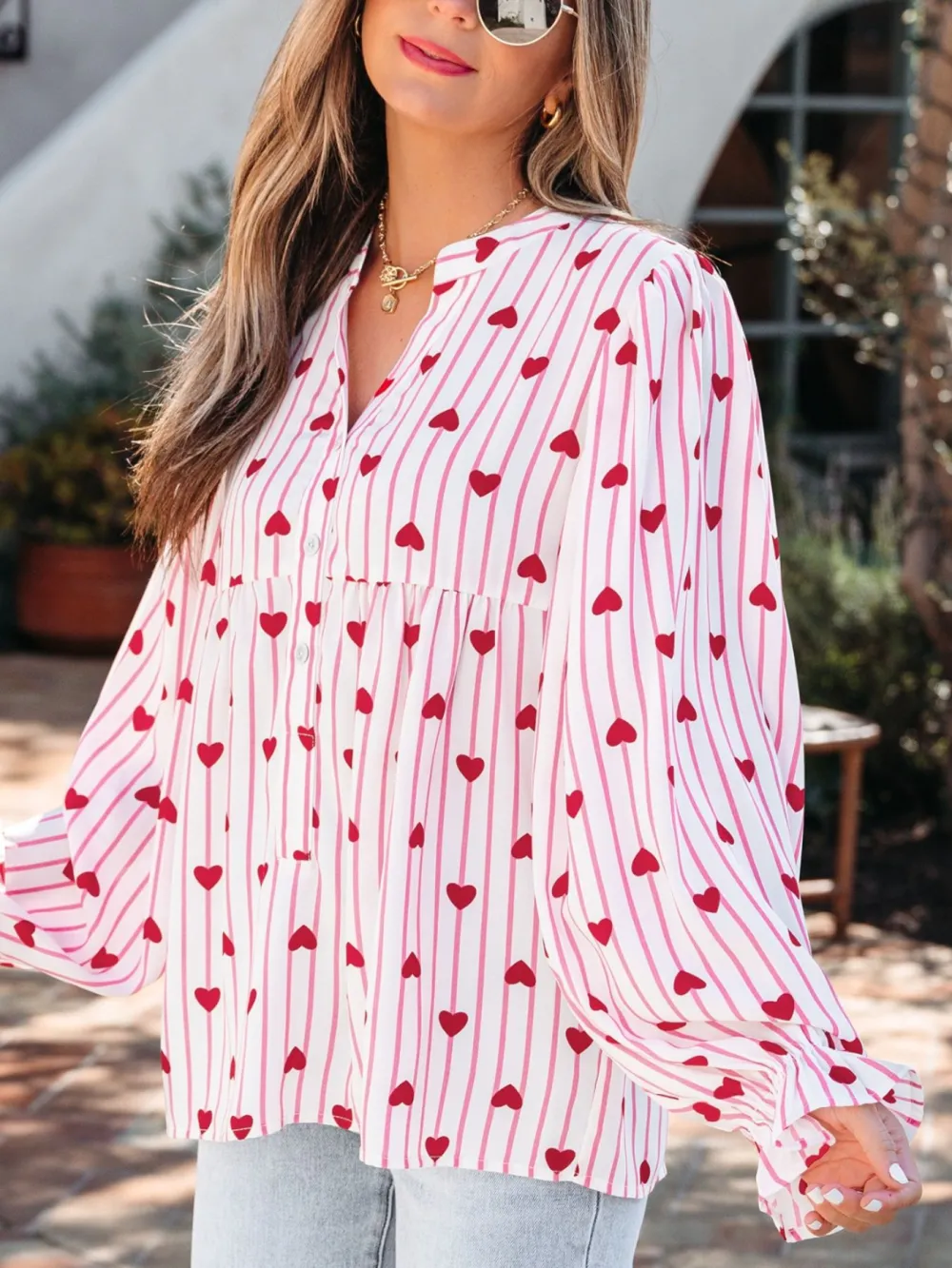 Refined Striped Textured Printed Shirt