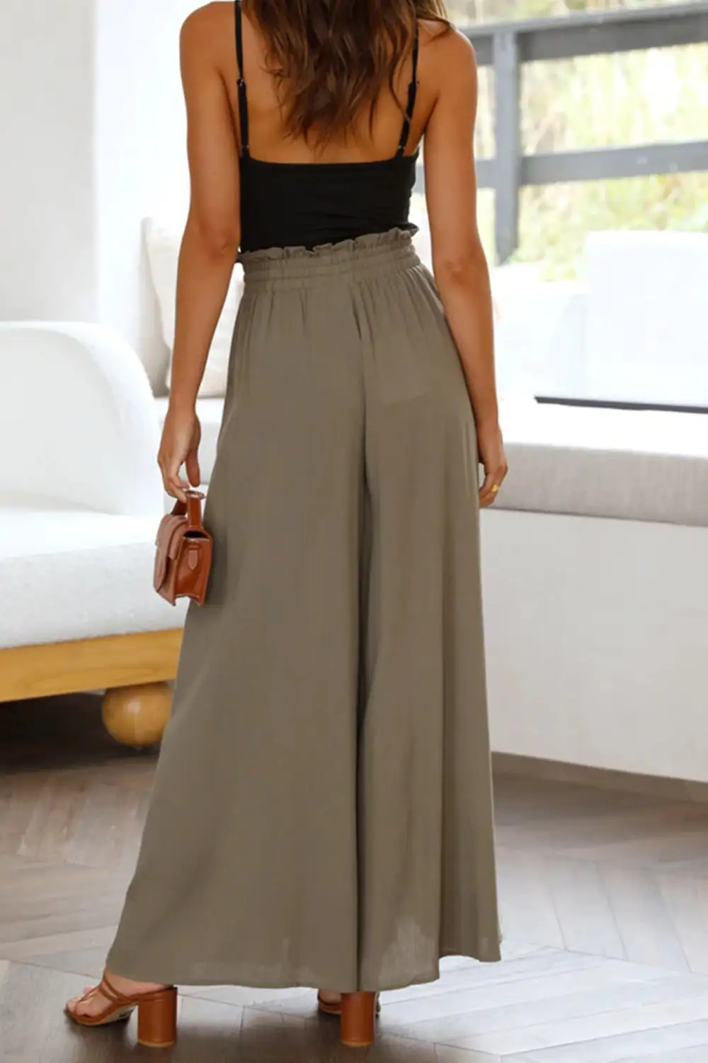 Easy Waist Wide Leg Pants