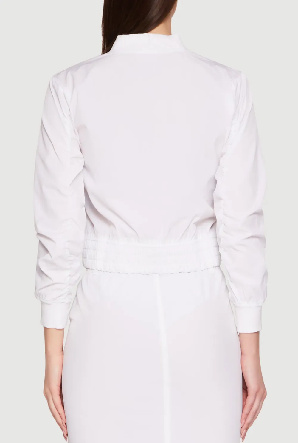Stand Up Collar Windbreaker Jacket