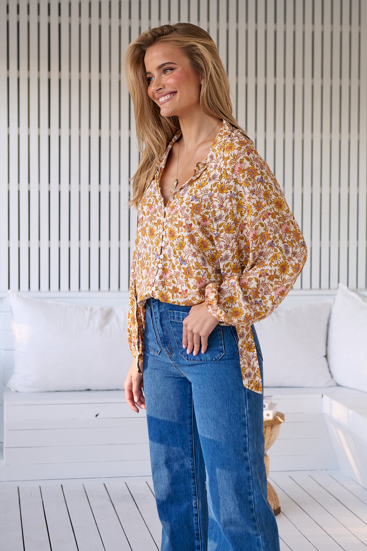 Imogen Blouse - Solara - PREORDER FOR AUGUST