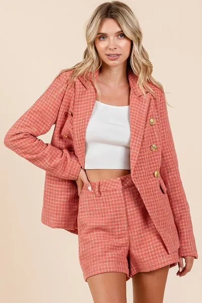 Tweed Classic Shorts with Side Pockets