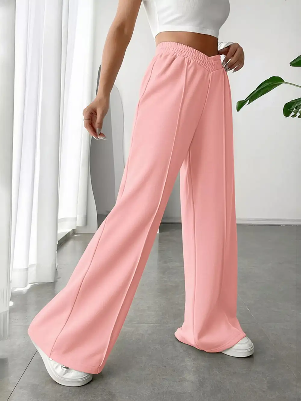 Everyday Wide Leg High Waist Pants