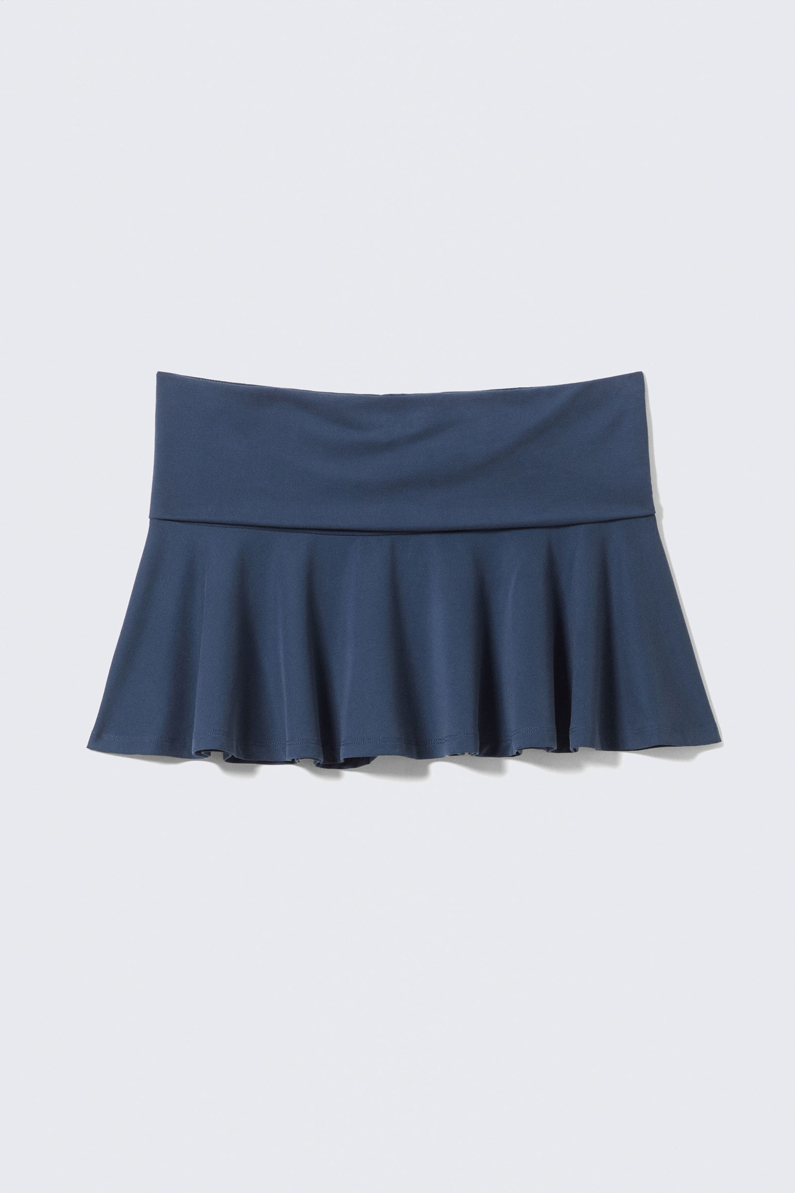 Ruched Low Rise Skirt