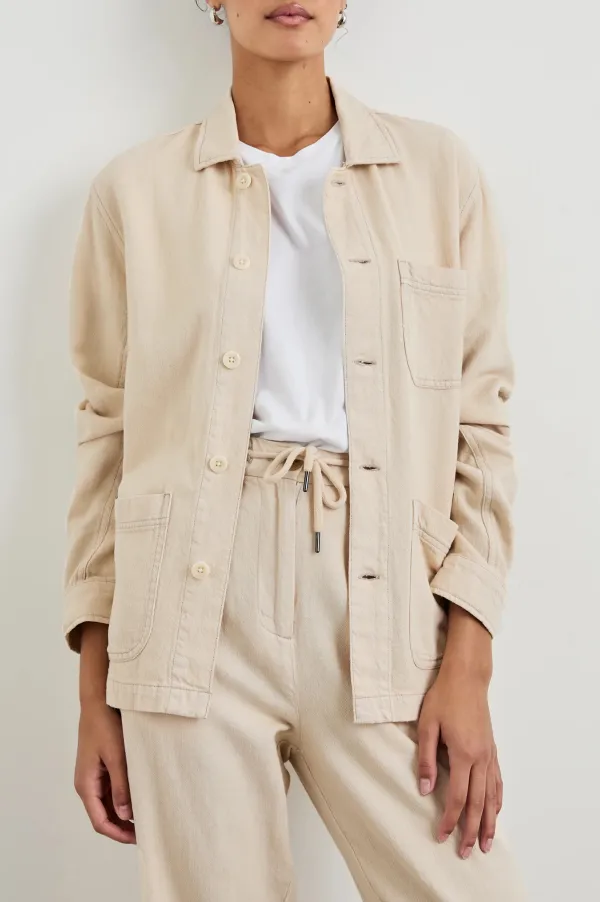 Slim-Fit Cotton And Linen Blended Solid-Color Jacket