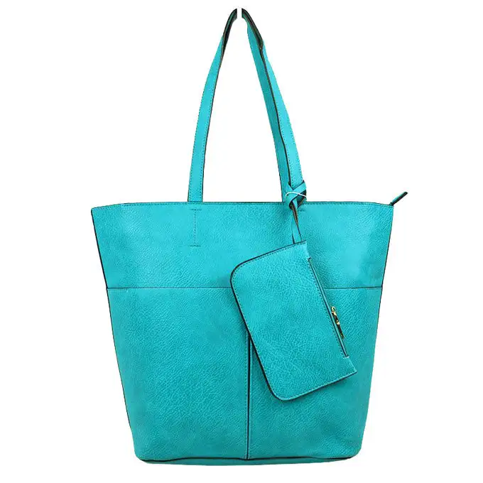 Vegan Leather Soft Tote Bag