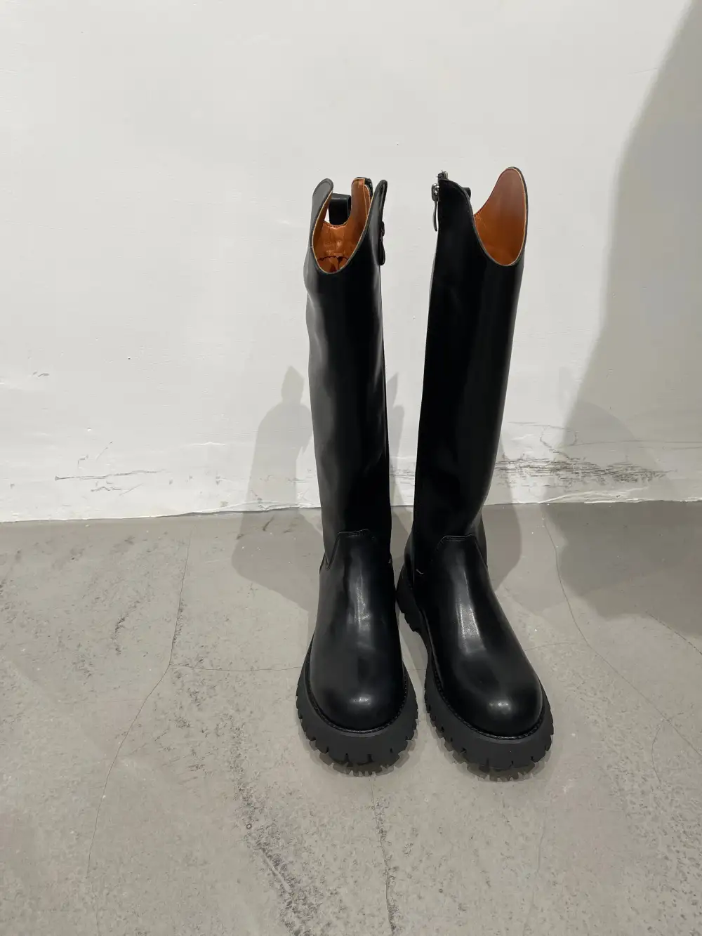 Slimline Easy Wear Faux Leather Everyday Boots