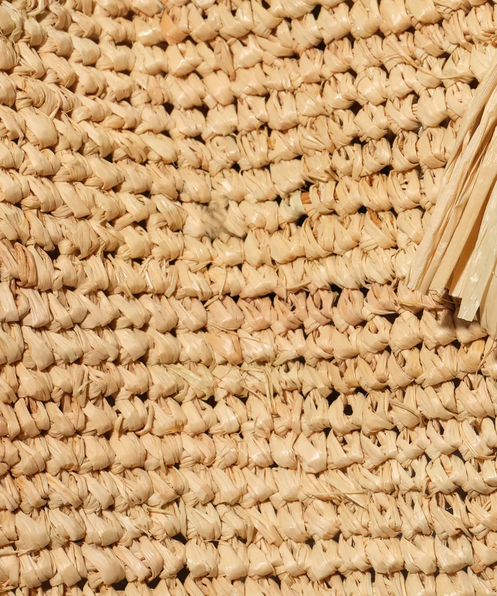 Vacation Essential Raffia Packable Tote