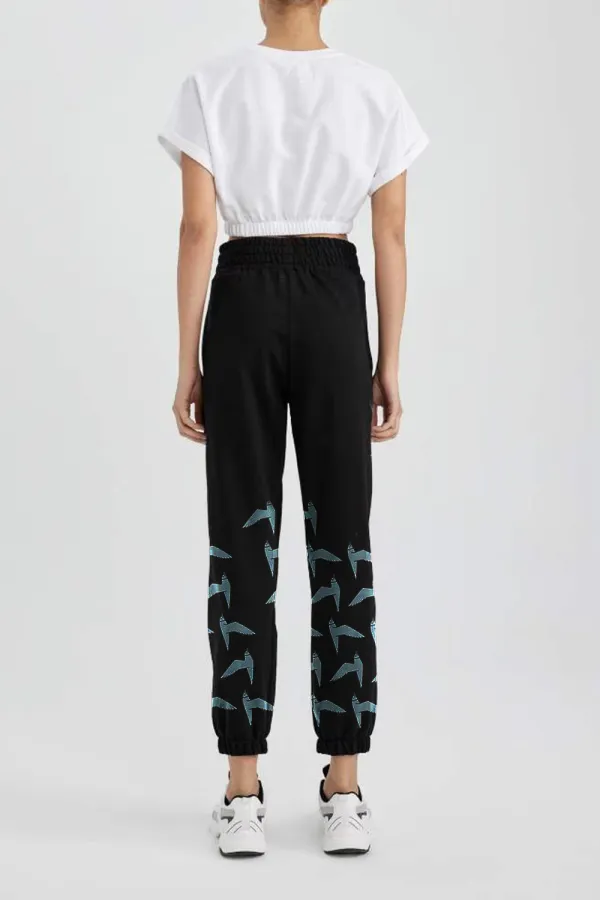 Standard Fit Elastic Waist Jogger Sweatpants