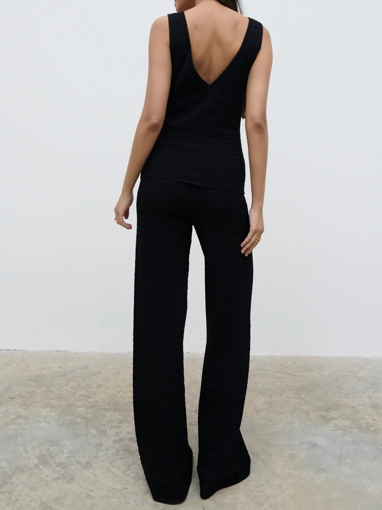 Crochet Knit Trousers