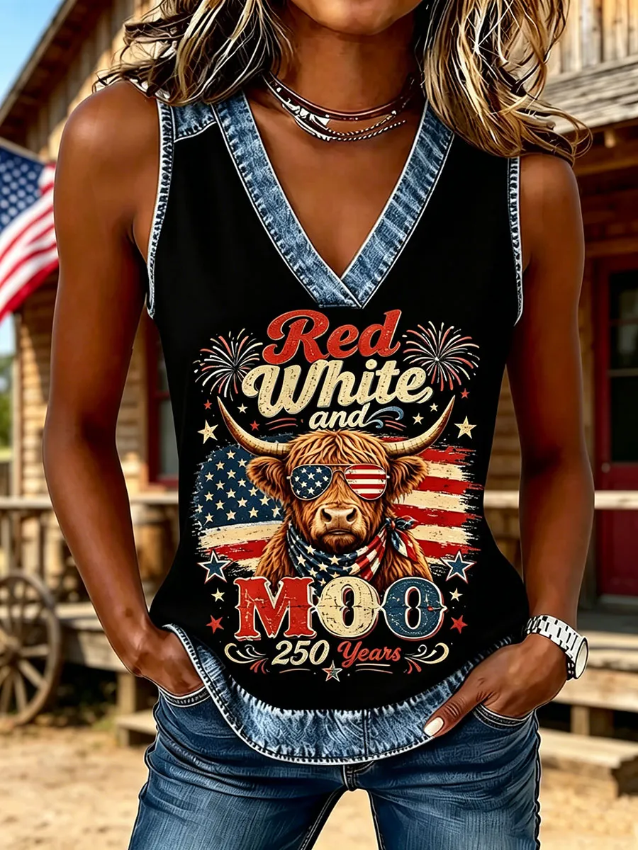 Women's American 250-Year Western Style Vest
