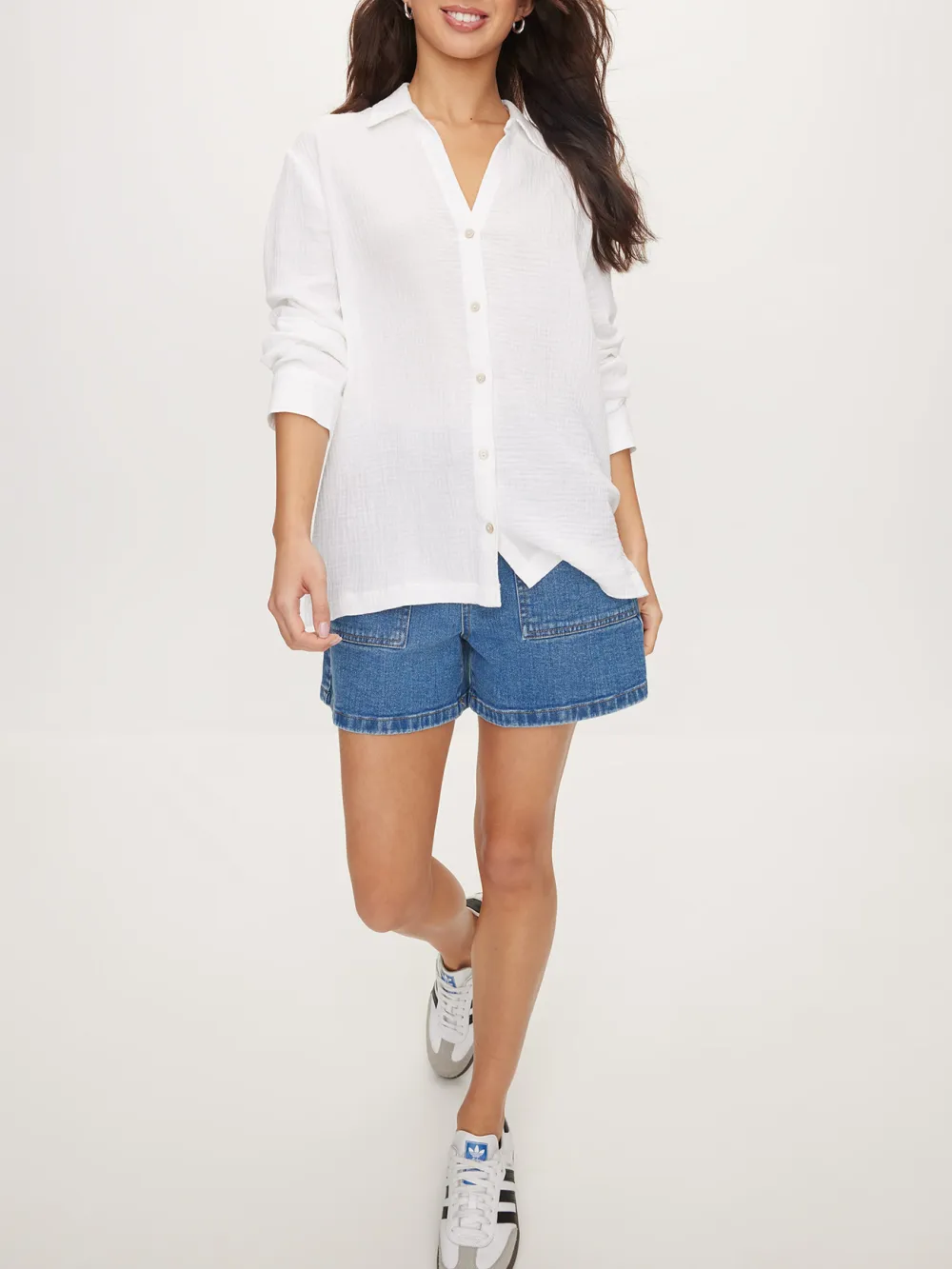 Casual Style Waffle Shirt