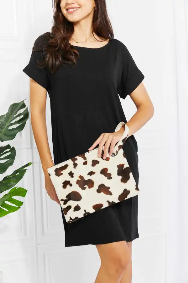 Animal Print Wristlet
