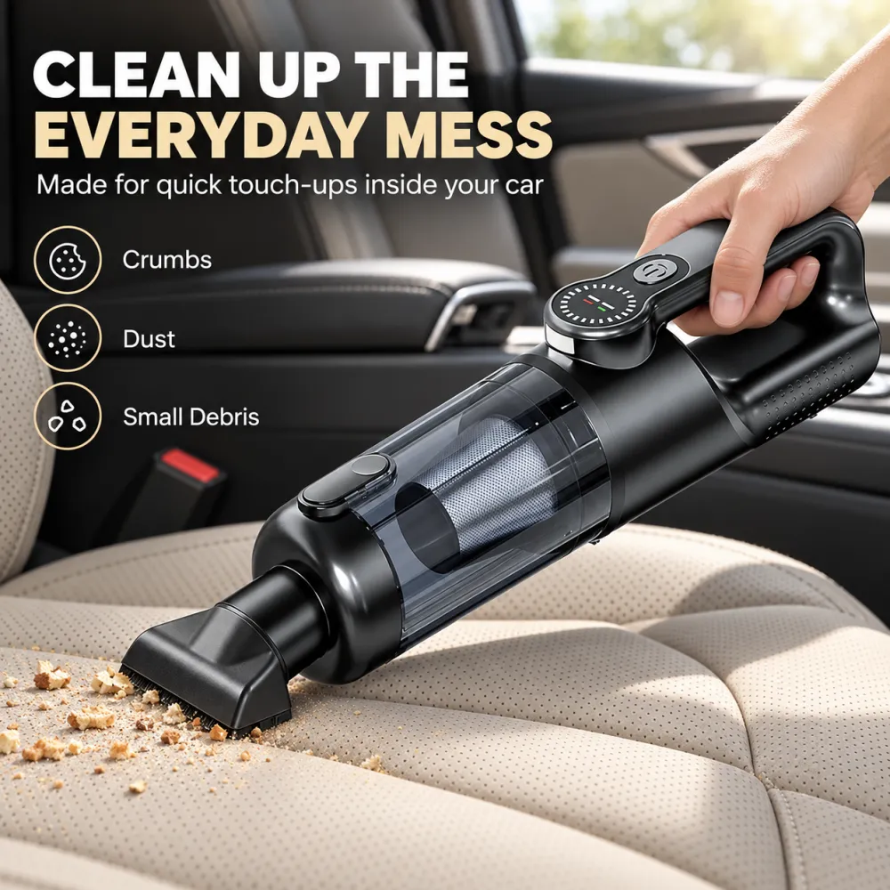 Powerful Suction Brushless Car Vacuum Cleaner