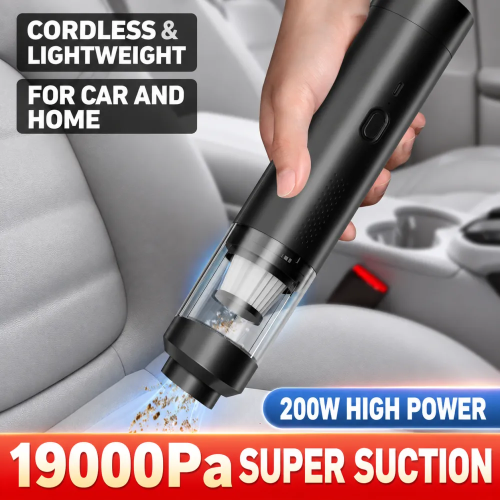 High-Power Car Wireless Vacuum Cleaner - Suction & Blow Dual Use