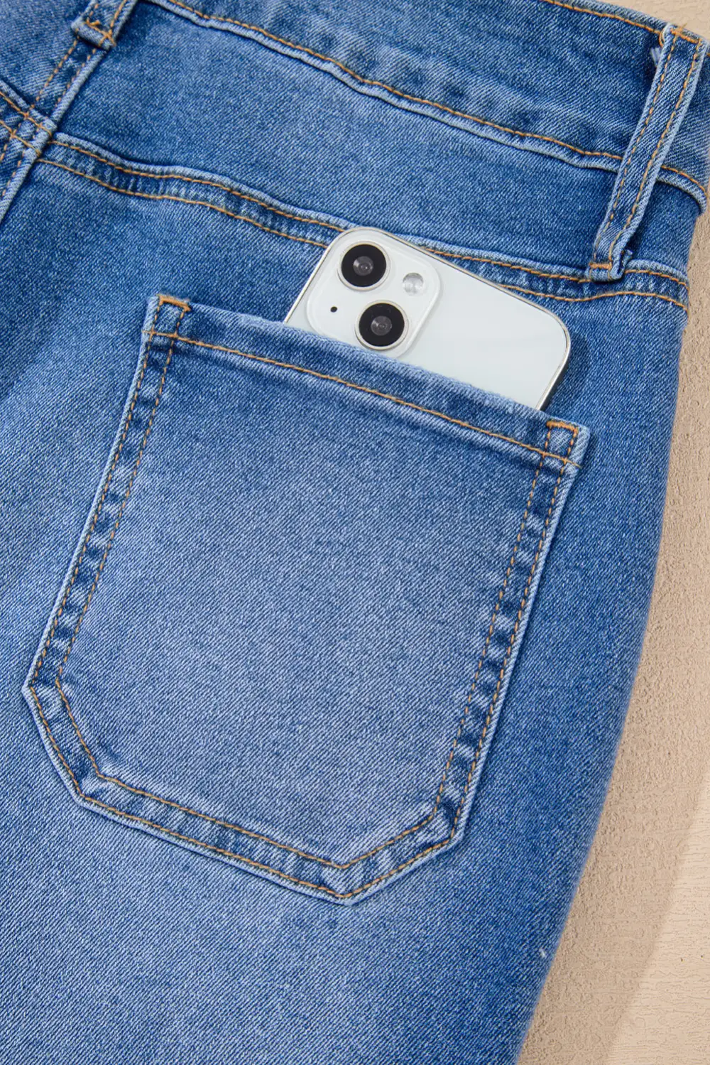 Wide Leg Cropped High Rise Jeans