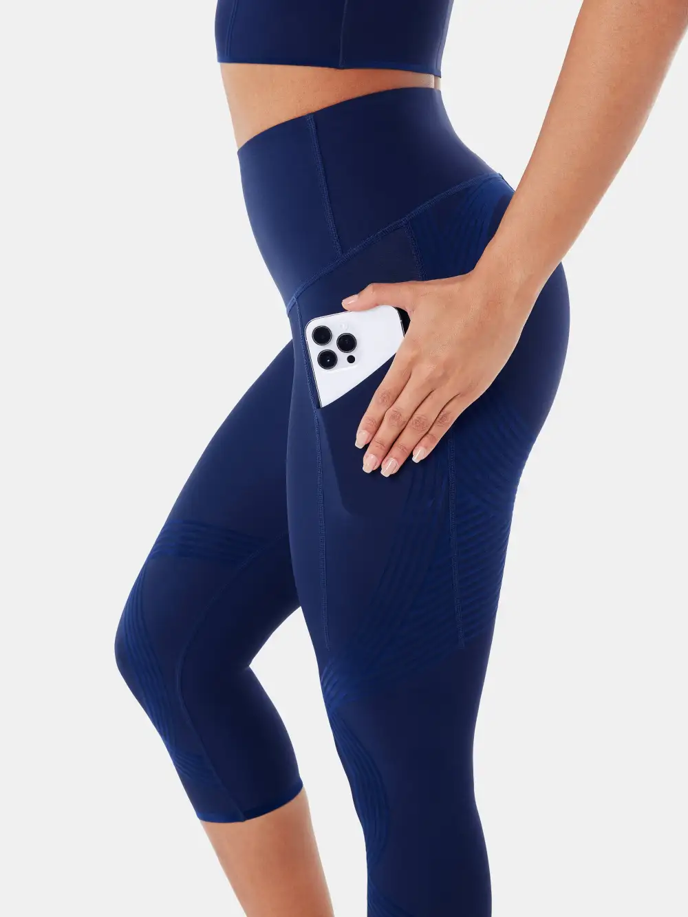 Body Sculpt Side Pocket Capri Leggings