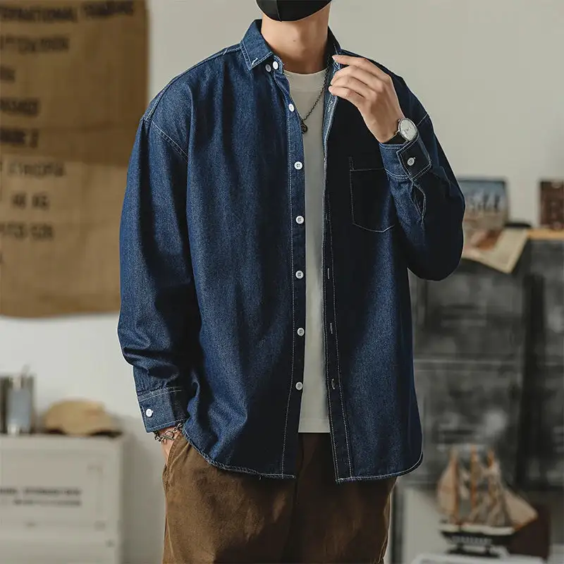 Washed Denim Button Shirt