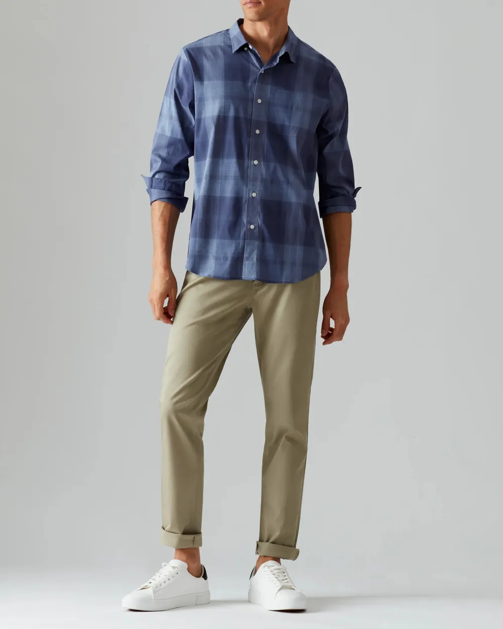 Fashionable Men's Checkered Shirt