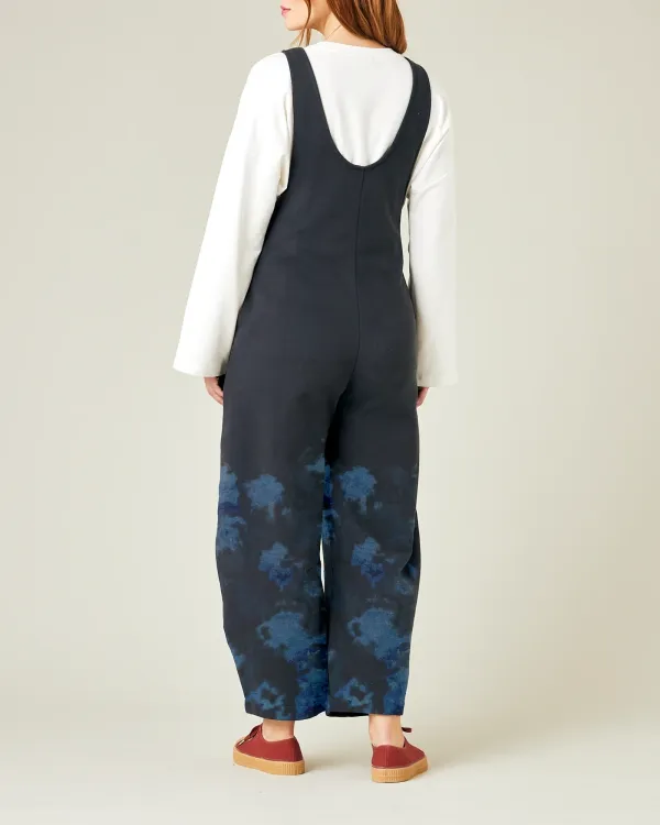ORGANIC COTTON JERSEY JUMPSUIT - SLATE