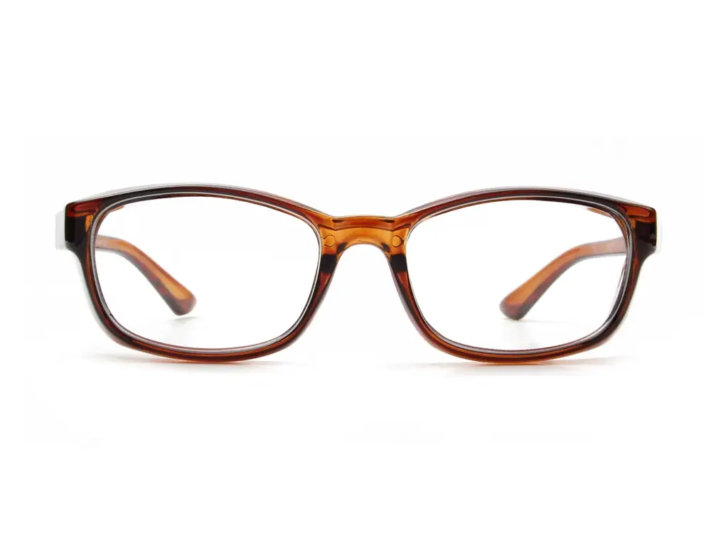 Smooth Glossy Rectangle Frame Sunglasses