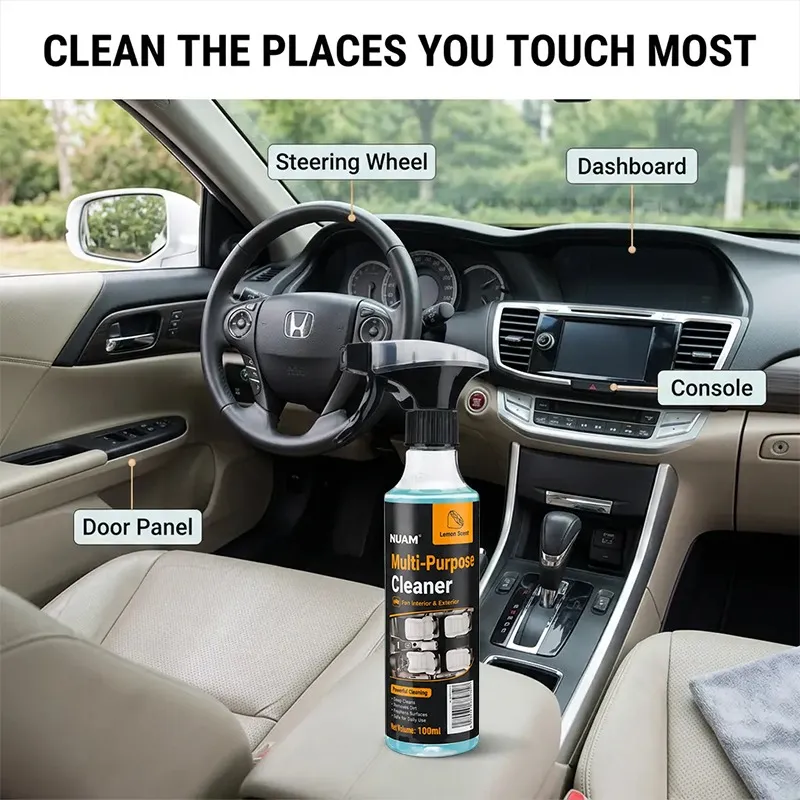 Multi-Purpose Cleaning Spray, Heavy Duty Dual-Action Degreaser & Stain Remover🧽