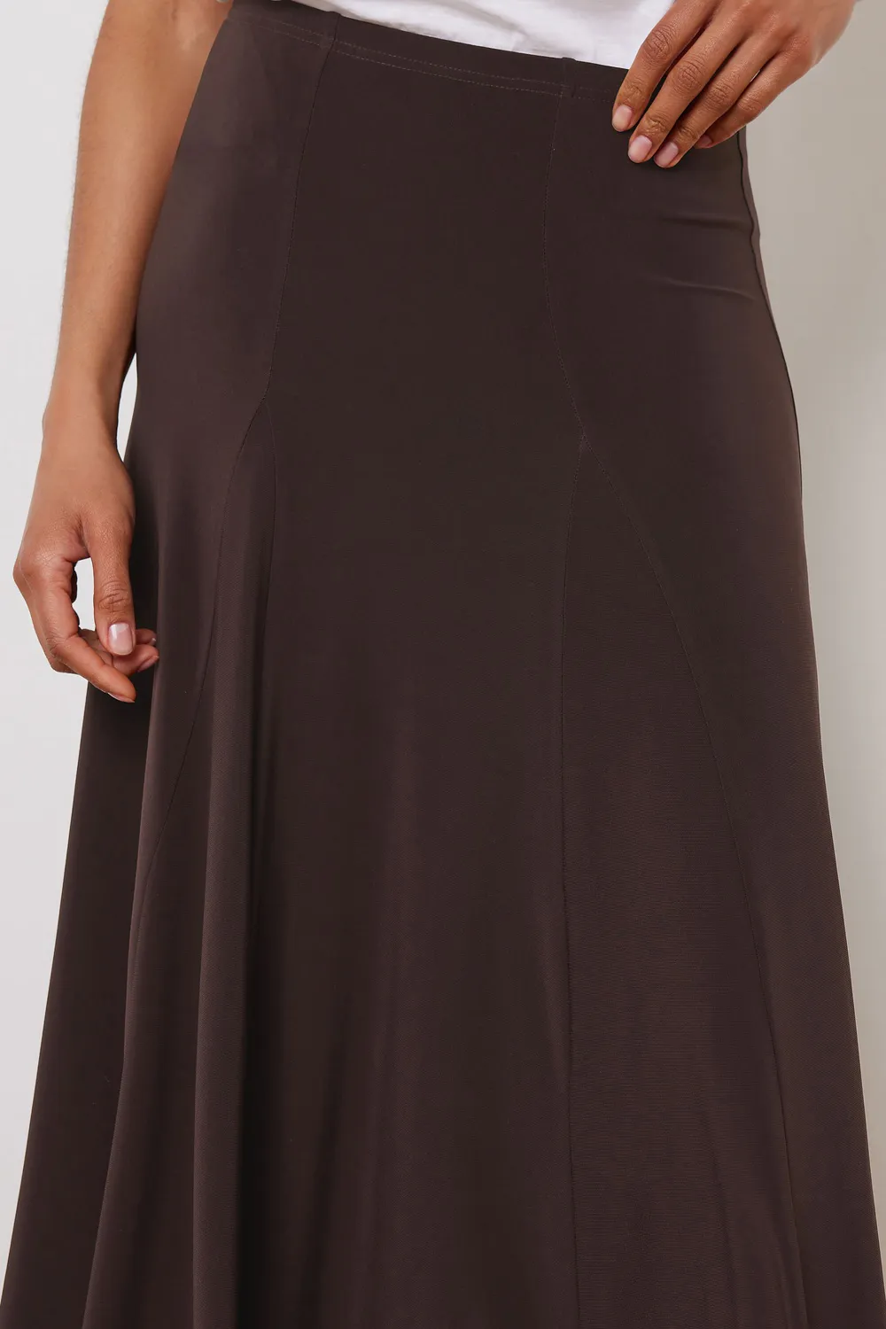 Brown Classic Check Women's Skirt