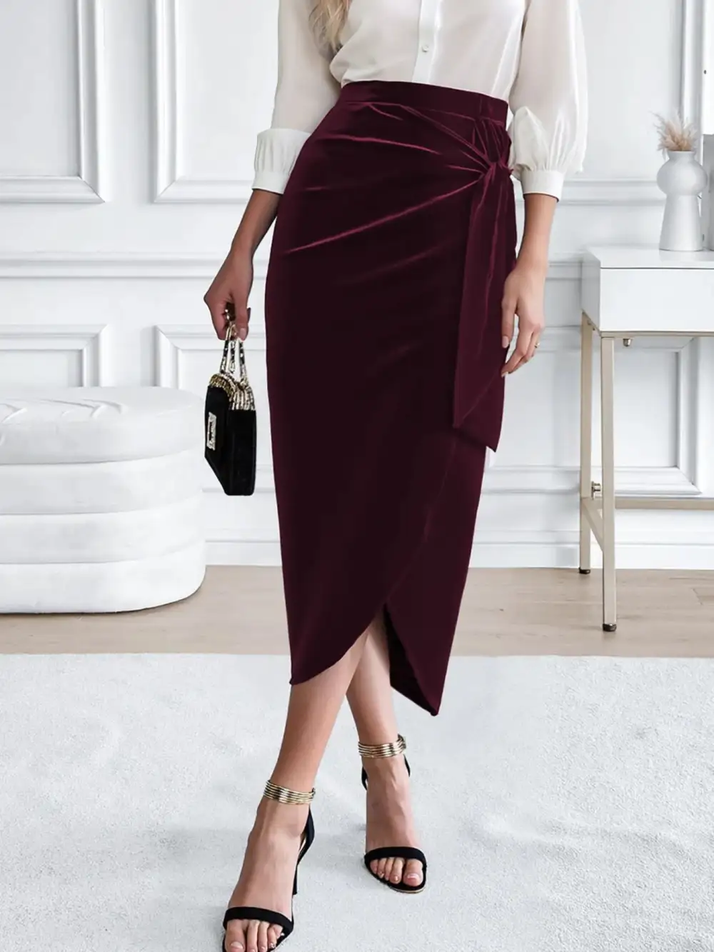 Side Tied Skirt