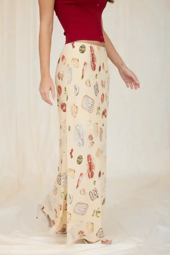 Tulle Midi Skirt