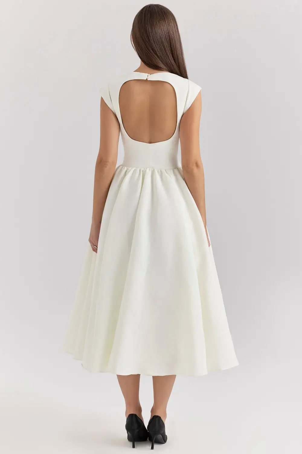 Open Back Midi Dress