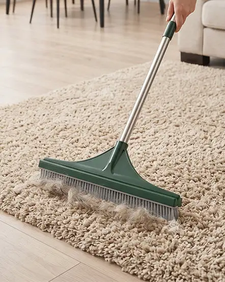 Multi-Purpose Lawn & Carpet Grooming Rake