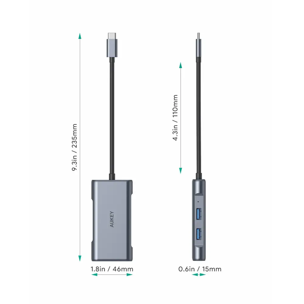 AUKEY  CB-C75 USB C Hub Adapter