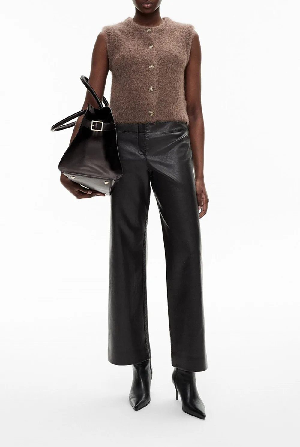 Fuzzy Knitted Fashionable Vest