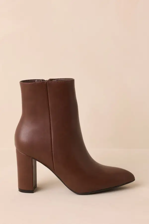 Everyday Faux Leather Leather Boots