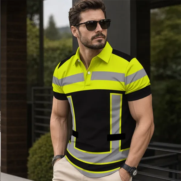 Men's Printed Polo