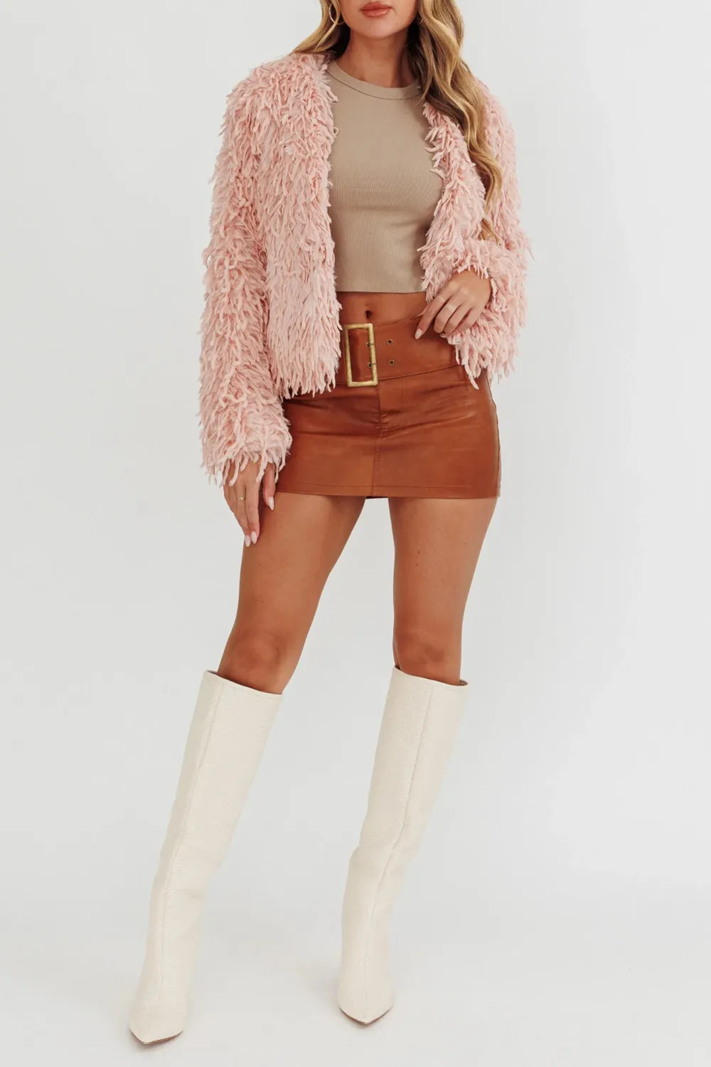 Loose-Fitting Long-Pile Thermal Jacket