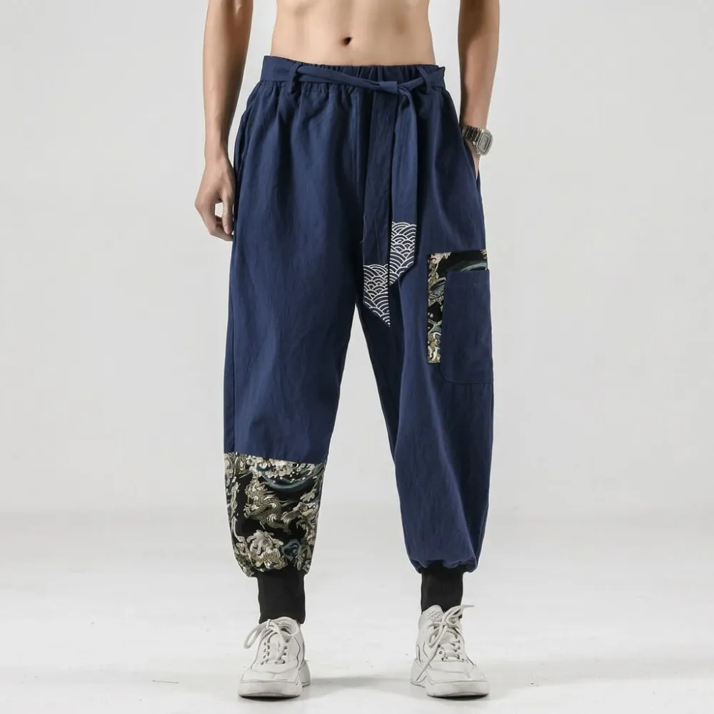 Simple Wrap Waist Pants