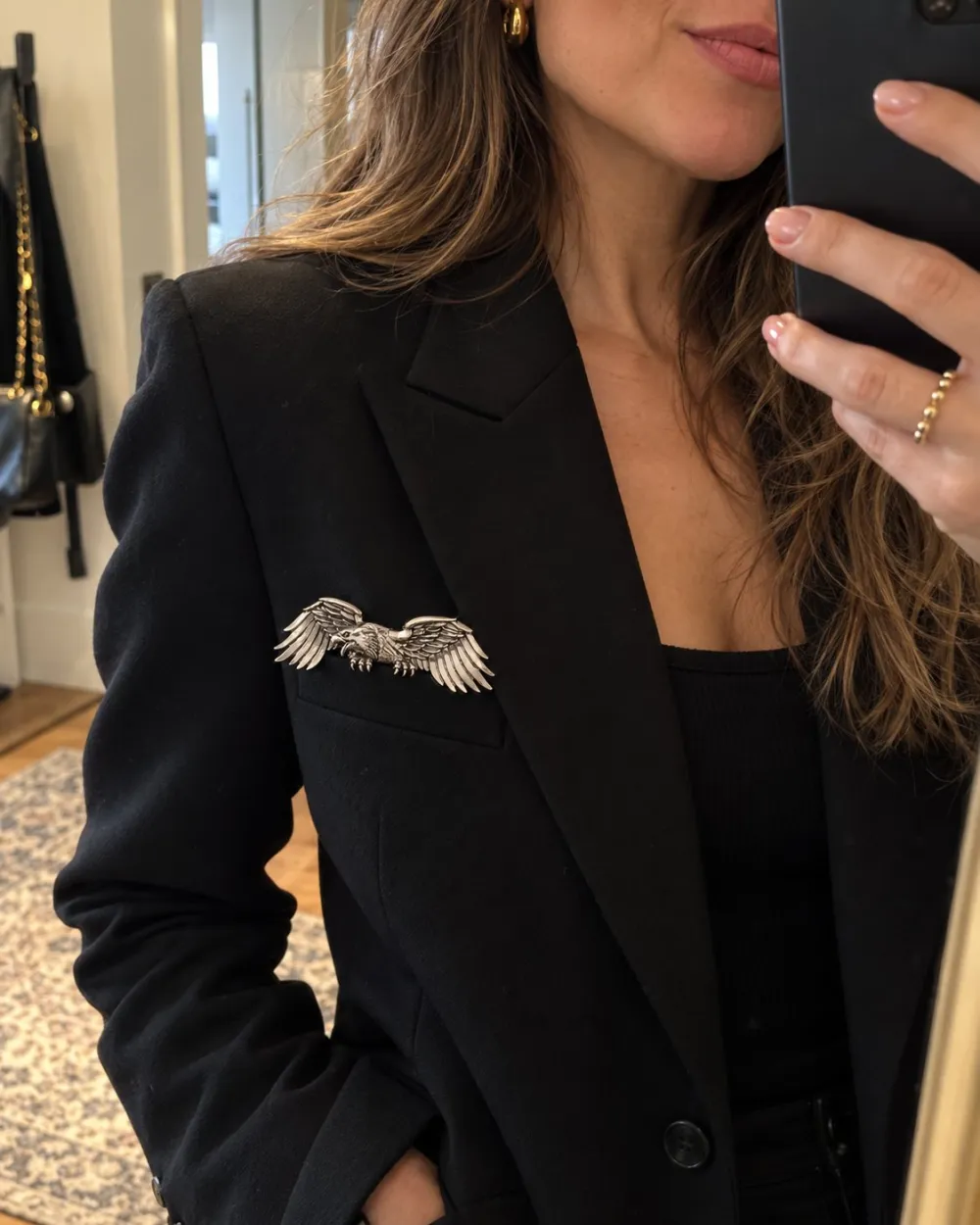 🌟 Luxury Sculpted Animal Brooch – Premium Statement Piece for Suits & Blazers