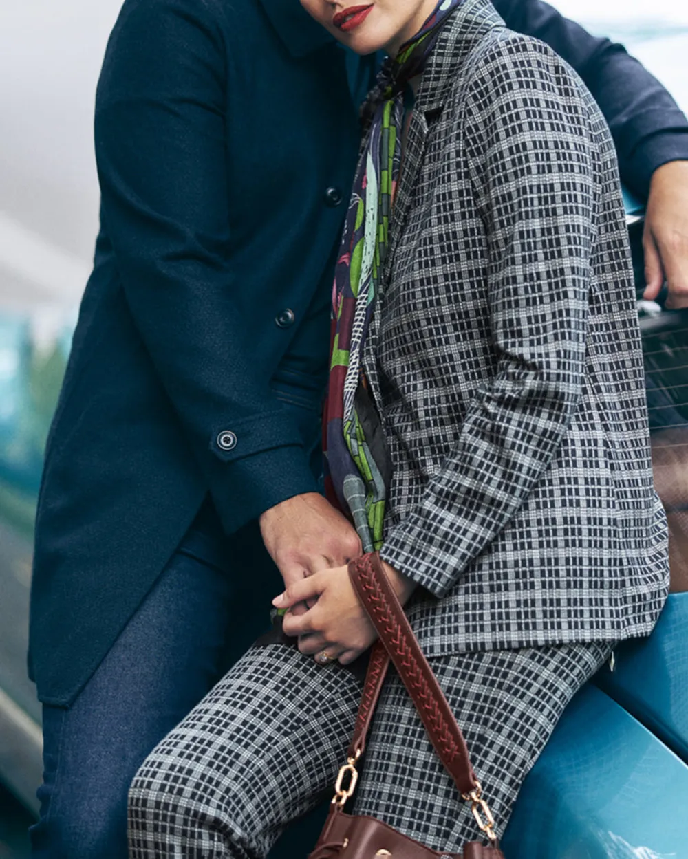 Ponte Check Blazer