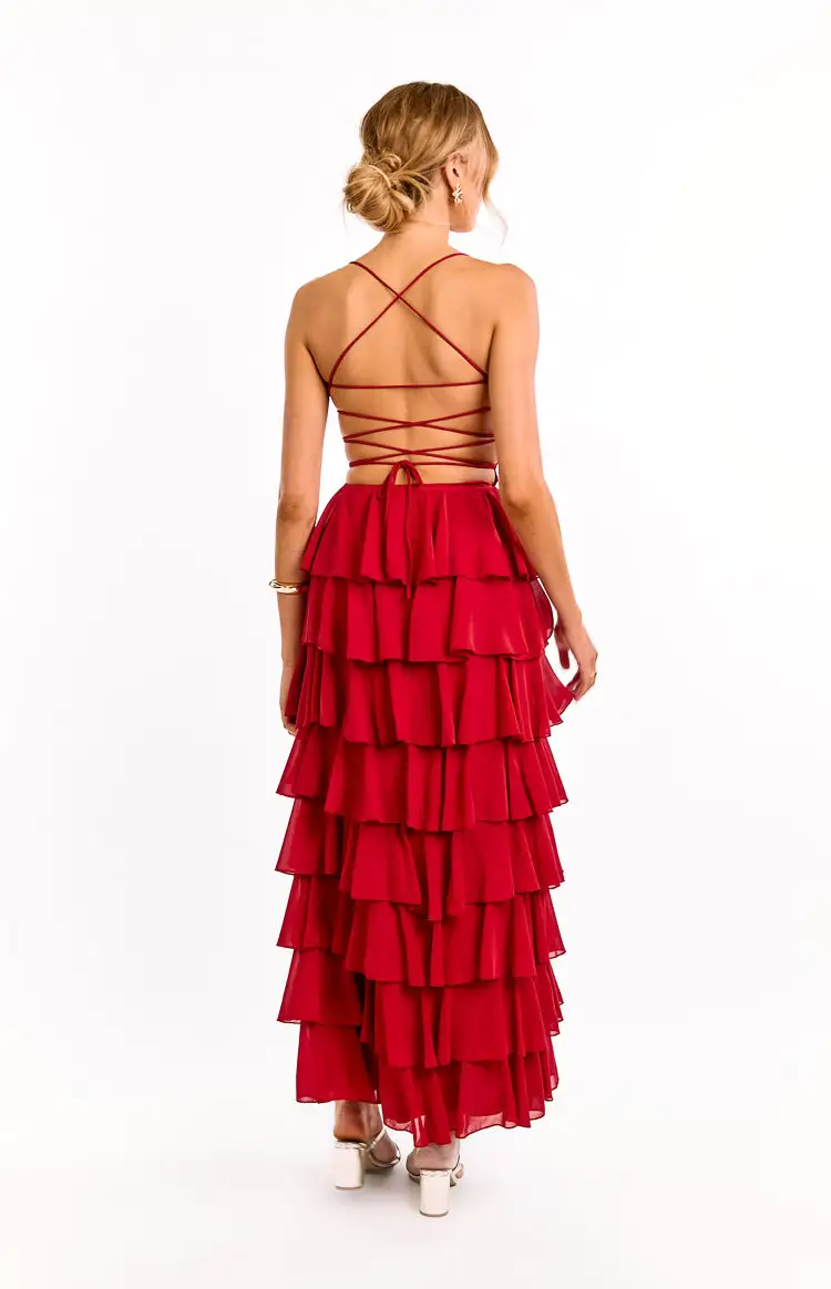 Corset Strapless A Line Maxi Dress