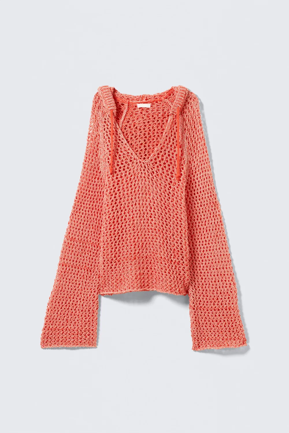 Hollow Hooed Drop Shoulder Sweater
