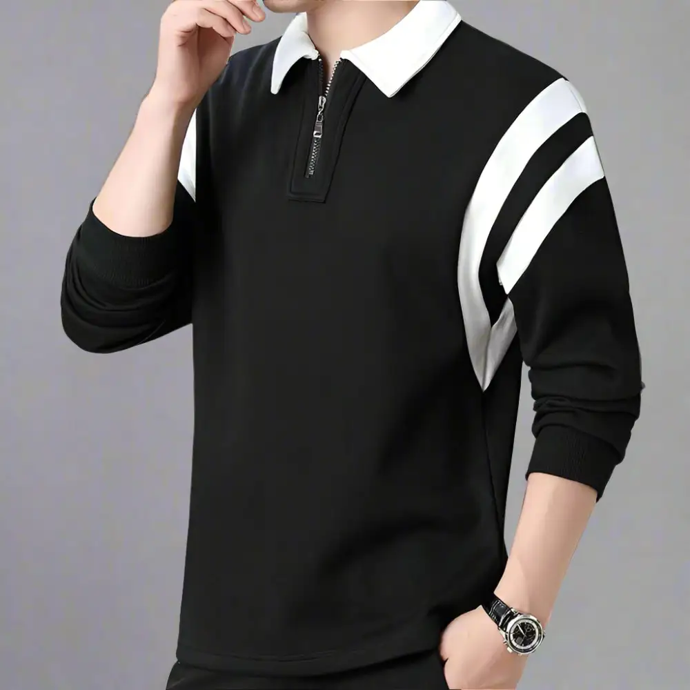 Clean Long Sleeve Polo