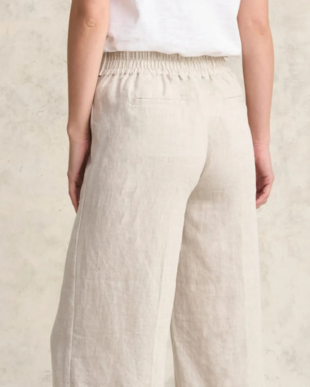 Linen Culotte - Natural Cross Dye