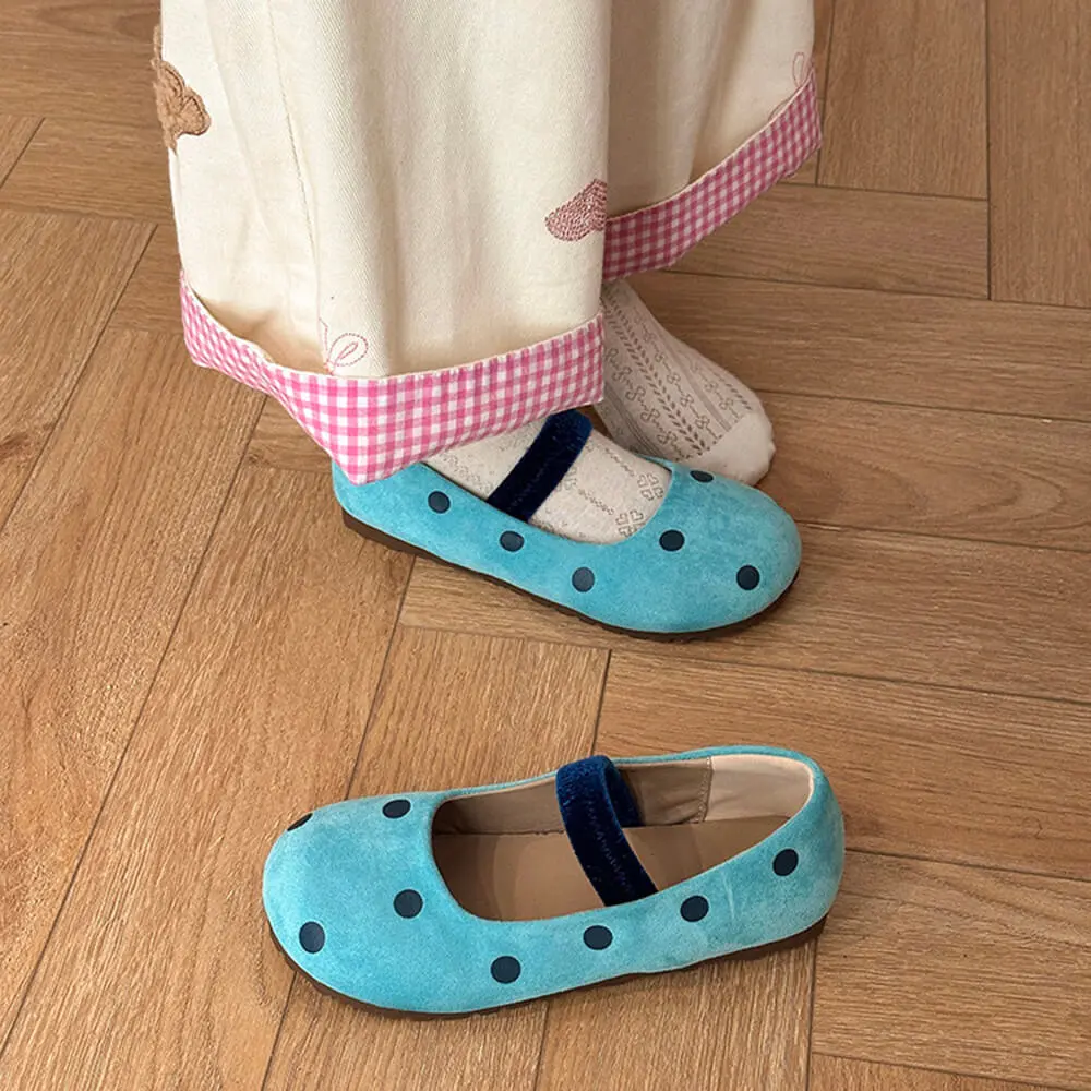 Polka Dot Ballet Sandals