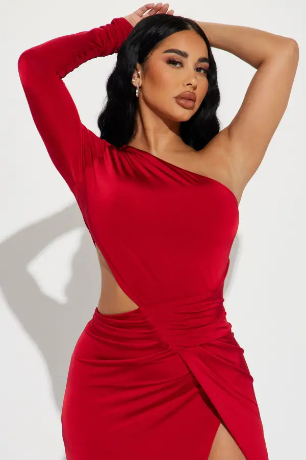 Lea Maxi Dress - Red