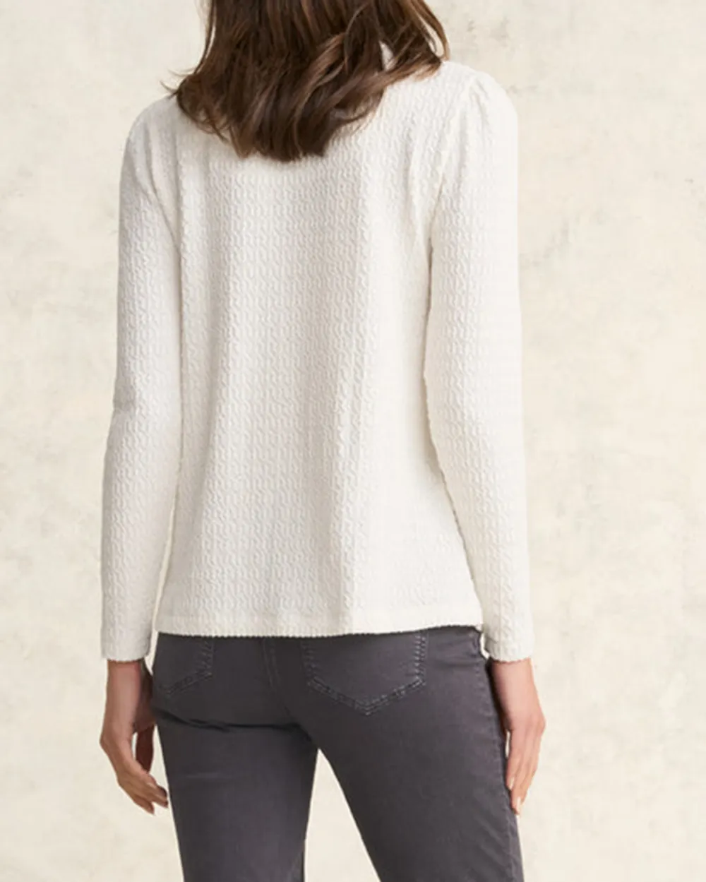 Textured Jacquard Top