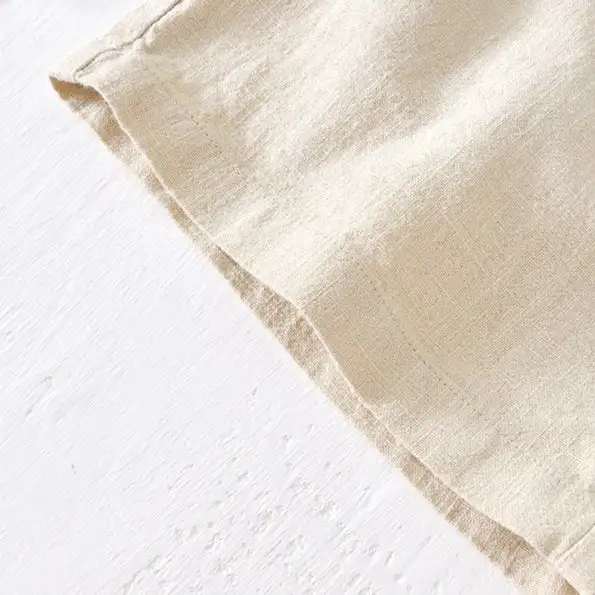 Men's Linen Blend Drawstring Shorts