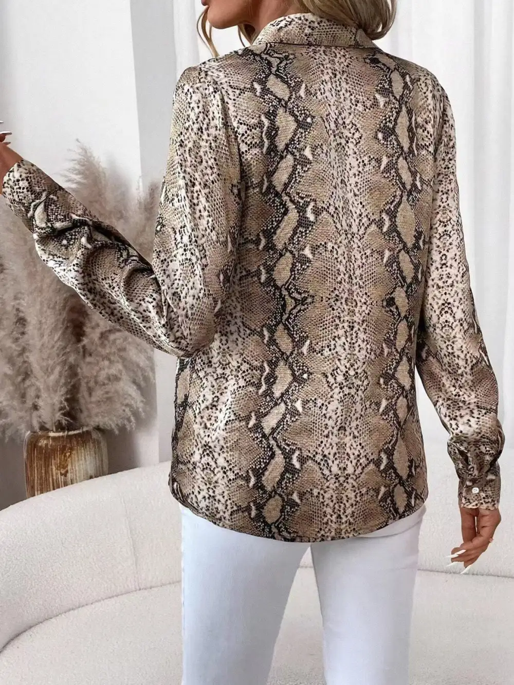 Minimal Print Printed Shirt